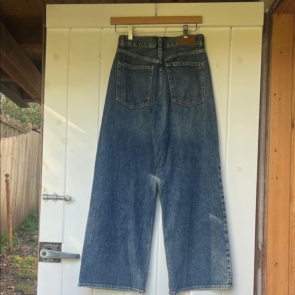 Like New Madewell Super Wide Leg 25P - Picture 4 of 6